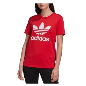Adidas red t-shirt